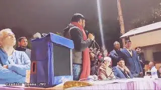 Powerful Speech by Kanhaiya kumar after ABVP Attack in JNU