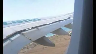 Take off A330 Alitalia az608 - from Rome FCO to JFK (october2011)