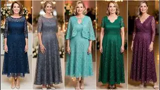 Elegant Glittering Lace A-Line Mother of the Bride Dresses: Glamorous Styles for Modern Mothers