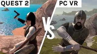 Blade and Sorcery Graphics Comparison - Quest 2 vs PC VR