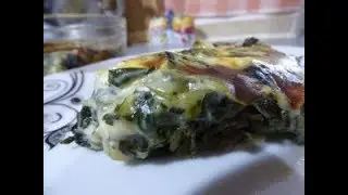 Mon gratin d'épinard à la sauce béchamel parfumé aux poireaux # épinards et pomme de terre_