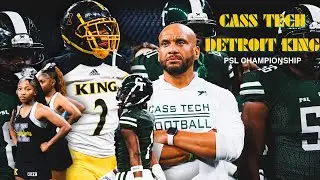 LAST SECOND HAIL MARY!! Cass Tech vs. Detroit King Rivalry of Michigan!| Cheering W/ Ray Mic'd Up🎙️