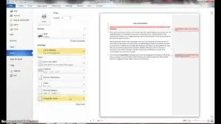 Step 14.3 Showing Markups in a Word document