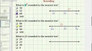 Rounding 2 Digit Numbers to the Tens (Common Core 3/4 Math Ex 7)