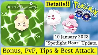 Upcoming Spotlight Hour Details Pokemon Go | Swirlix Spotlight Hour | Shiny Swirlix Pokemon Go