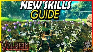 VALHEIM New Skills Guide Cooking, Crafting & Farming Skills Added (Bog Witch PTB Update)