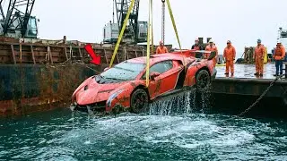 We Found a Lost $4,500,000 Lamborghini Veneno in a Sunken Shipping Vessel!