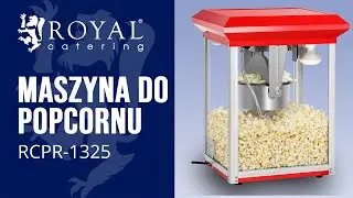 Maszyna do popcornu Royal Catering RCPR-1325 | Prezentacja produktu
