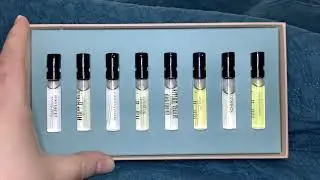 🛒 Full bottle worthy?! Miller Harris Perfume Discovery Set Tea tonic Oud Eclat Scherzo Peau Santal
