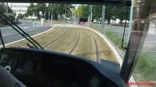 [cab-ride] Tramway de Caen entre CROUS-SUAPS et place de la Mare