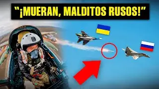 Aviones RUSOS son CAZADOS por PILOTOS ucranianos en la GUERRA