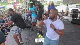 Triple K Band live at RISE 5 Antigua 2024. 