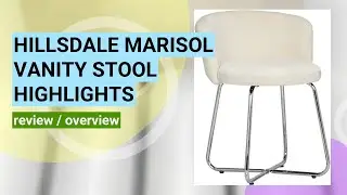 Review: Hillsdale Marisol Vanity Stool - Stylish & Functional Seating Solution