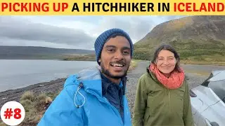 Picking Up hitchhiker in Iceland