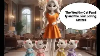 The Wealthy Cat Family and the Four Loving Sisters #bedtimestories #fairytales #story #storyforkids 