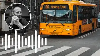 City traffic ambient sounds. Cars, bus and truck drives by. Royalty free ambient sounds.