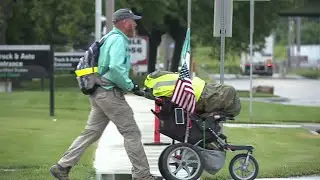 Walking across America