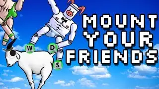 Mount Your Friends - Pigs Climbing Dongs (4 Player Gameplay)