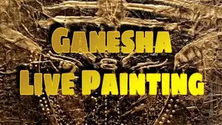 Live speed painting of ganpati | speed Painting | Shlok ashu | Painting with both Hands
