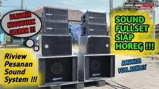 Fullset Sound Miniatur Subwofer Parathel 15inch | Riview full Ashley !!