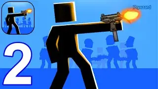 The Gunner 2: Guns and Zombies - Gameplay Walkthrough Part 2 Tutorial Level 3,4 (iOS,Android)
