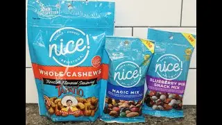 Nice! (Walgreens): Tapat&iacute;o Whole Cashews, Magic Mix & Blueberry Pie Snack Mix Review