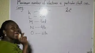 calculating the maximum number of electrons in a particular electronic shell