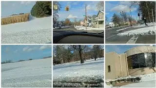 అమెరికా roads and houses/america roads and houses/snow roads/road signals