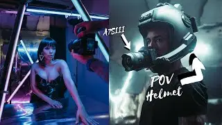 Futuristic Photoshoot using the Sony A7IV \\ Video filmed using POV helmet