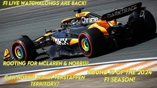 LIVE WATCHALONG - F1 2024 DUTCH GP RACE - CAN NORRIS WIN IN VERSTAPPEN TERRITORY?