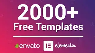 2000+ Free Templates For Elementor - Wordpress (2021)