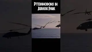 Pteranodon in Jurassic World and in Jurassic Park Edit #shorts#dinosaur #jurassicpark #jurassicworld