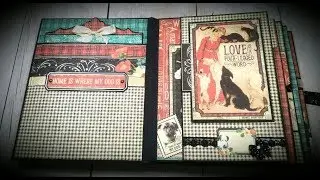 Mini Album Tutorial #4 Raining Cats & Dogs ( Design Team CCC )