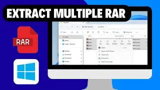 Как извлечь несколько файлов RAR в одну папку в Windows 11 (пошаговое руководство)