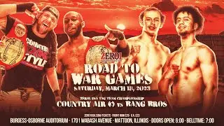 FREE MATCH | Country Air (c) v. Bang & Matthews (3/18/2023) | Zero1 USA Tag Team Titles