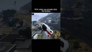 Perfect Landing | GTA Stunt #gtav #shorts #gtastunt