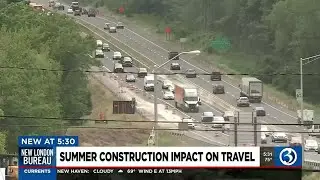 Construction picks up on CT roads this summer