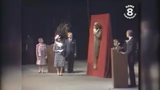 Queen Elizabeth unveils Shakespeare statue at Old Globe; Prince Philip visits San Diego Zoo in 1983