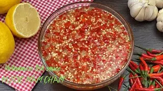 EASIEST TO MAKE! VIETNAMESE FISH SAUCE (NƯỚC MẮM CHAM)