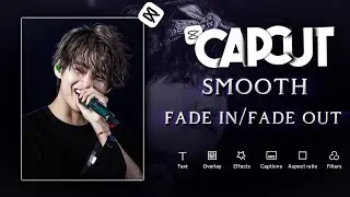 smooth fade in fade out tutorial on Capcut -basic transition