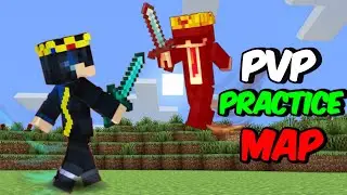 BEST PVP Practice MAP for MINECRAFT MCPE🔥 || PE PvP Practice MAP