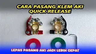 CARA PASANG KLEM AKI QUICK RELEASE DI MOBIL VIOS//QUICK RELEASE CLAMPS INSTALLATION ON VIOS CARS