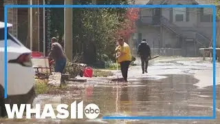 Southern Indiana communities begin flood debris cleanup