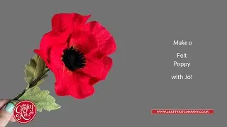 Make a Felt Poppy!