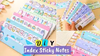 How to make Cute Index Sticky Notes at Home/ DIY To Do List Planner for school