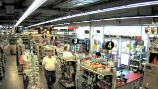 IQinVision MegaPixel Camera installed in convenient store
