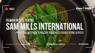 Filmare reteta - Penne din linte și mazăre galbenă cu fasole verde și pesto | Sam Mills | alpix.ro