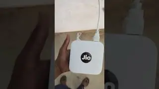Jio Airfiber Router & 4k Set Top Box Installation Short Vlog 21 #jio #video #jionetwork
