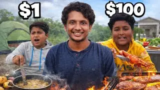 Camping With Challenge ⛺ | 20 vs 20 $ challenge | Cooking Camping Hura Vs Jisan 🤔💲