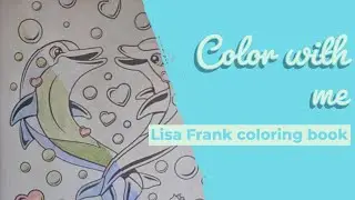 Color with me | Lisa Frank coloring book | Castel Arts colored pencils